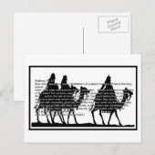 KerstMagi Feestdagenkaart (Voorkant / Achterkant)