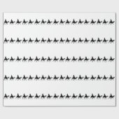 KerstMagi Silhouette Cadeaupapier (Vlak)