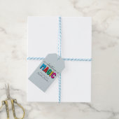 Kerstmagie Bakken Cadeaulabel (Met Touw)