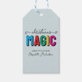 Kerstmagie Bakken Cadeaulabel (Voorkant)
