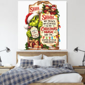 Kerstmagie Canvas Afdruk (Insitu (Slaapkamer))