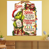 Kerstmagie Canvas Afdruk (Insitu (Woonkamer))