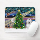 Kerstmagie Coton De Tulear Muismat (Met muis)