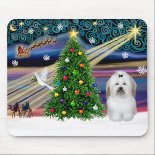 Kerstmagie Coton De Tulear Muismat