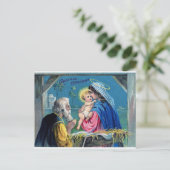 Kerstmagie: een oud Briefkaart (Staand voorkant)