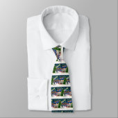 Kerstmagie Engelse Springers (twee) Stropdas (Gebonden)