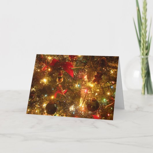 Kerstmagie Feestdagen Kaart (Voorkant)