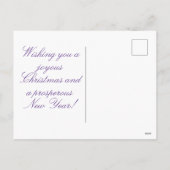 Kerstmagie Feestdagenkaart (Achterkant)