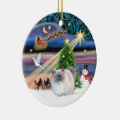 Kerstmagie - Himalaya Keramisch Ornament (Rechts)