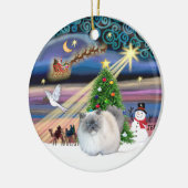 Kerstmagie - Himalaya Keramisch Ornament (Links)