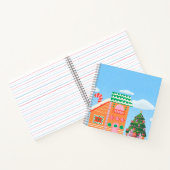 Kerstmagie in Candyland Notitieboek (Binnen)