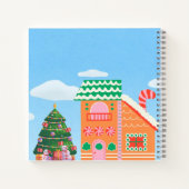 Kerstmagie in Candyland Notitieboek (Achterkant)