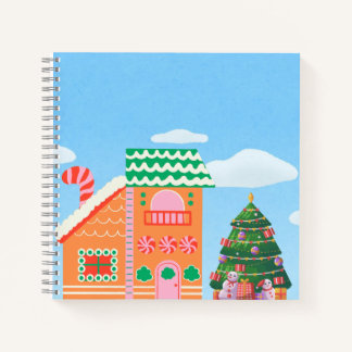Kerstmagie in Candyland Notitieboek