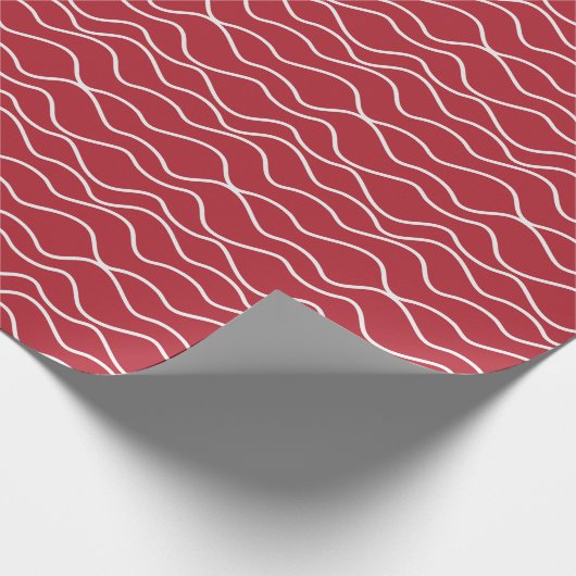 Kerstmagie in het rood cadeaupapier (Hoek)