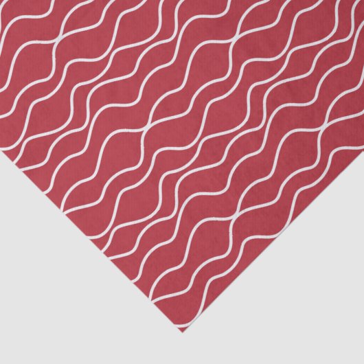 Kerstmagie in het rood tissuepapier (Detail)