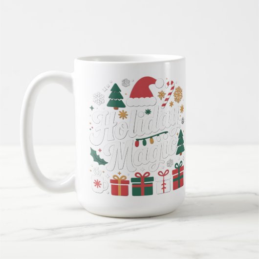 Kerstmagie Koffiemok (Links)
