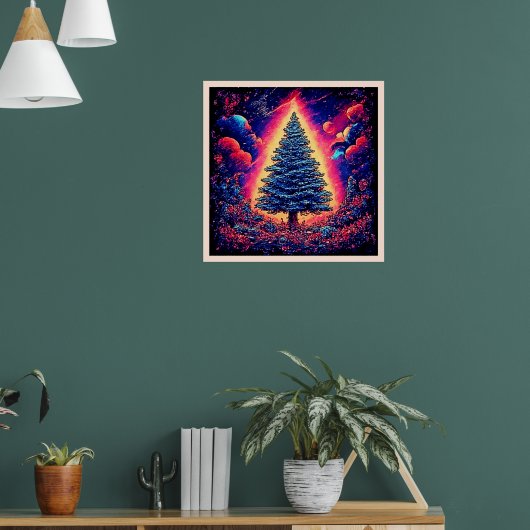 Kerstmagie Kunstprint Poster (Woonkamer 1)