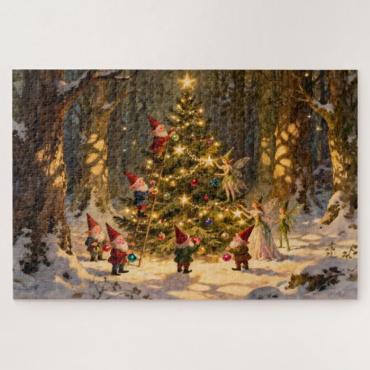 Kerstmagie  legpuzzel (Horizontaal)