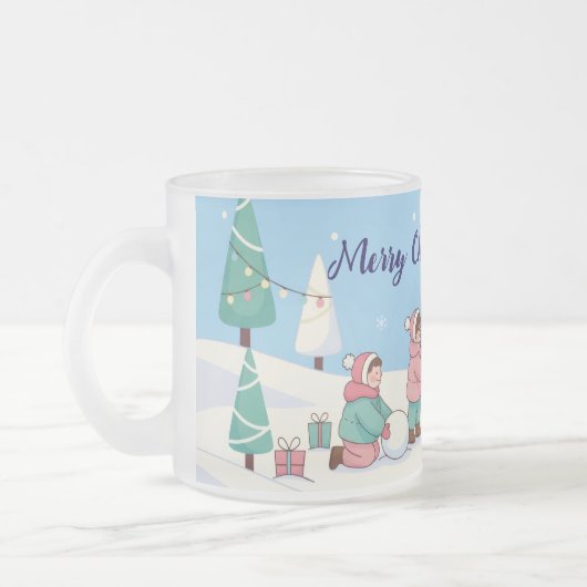 Kerstmagie Matglas Koffiemok (Links)