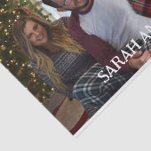 Kerstmagie met je afbeelding tissuepapier (Detail)