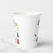 Kerstmagie Papieren Bekers (Rechts)