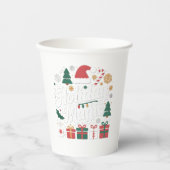 Kerstmagie Papieren Bekers (Voorkant)