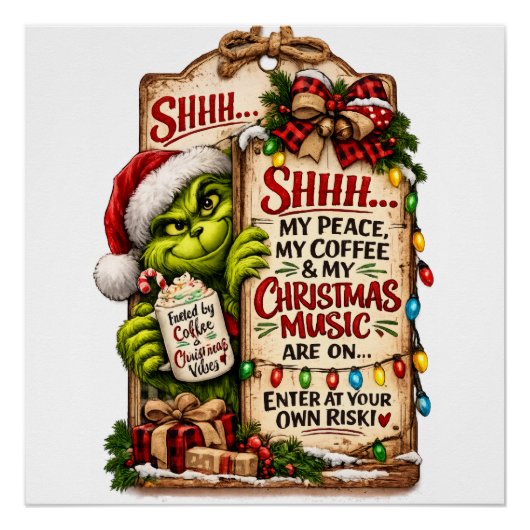 Kerstmagie Perfect Poster (Voorkant)