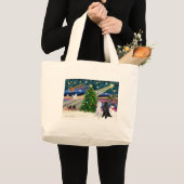 KERSTMAGIE-Poodle ST-Paar2 Grote Tote Bag (Voorkant (product))