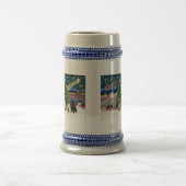 Kerstmagie / Pugs (drie, 2 + 1Blk) Bierpul (Center)