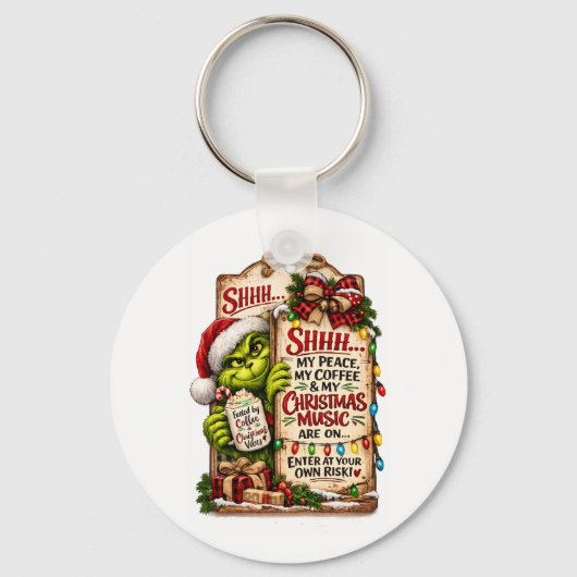 Kerstmagie Sleutelhanger (Voorkant)