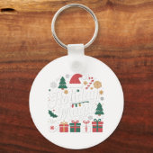 Kerstmagie Sleutelhanger (Achterkant)