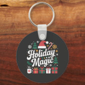 Kerstmagie Sleutelhanger (Voorkant)
