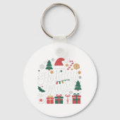 Kerstmagie Sleutelhanger (Achterkant)