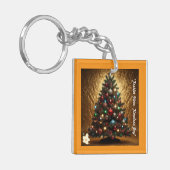 "Kerstmagie" Sleutelhanger (Voorkant Links)