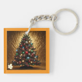 "Kerstmagie" Sleutelhanger (Achterkant)