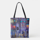 Kerstmagie Tote Bag (Achterkant)