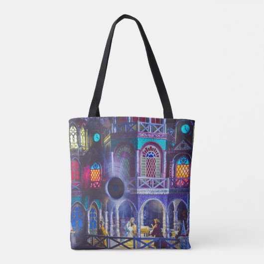 Kerstmagie Tote Bag (Achterkant)