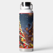 "Kerstmagie" Waterfles (Achterkant)