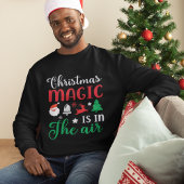 Kerstmagie zit in het sweatshirt van de Air Mannen