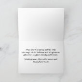 Kerstmagisch Feestdagen Kaart (Binnen)