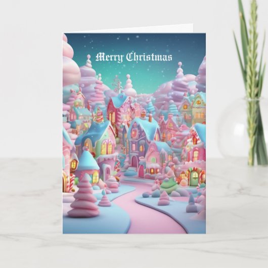 Kerstmagisch Feestdagen Kaart (Voorkant)