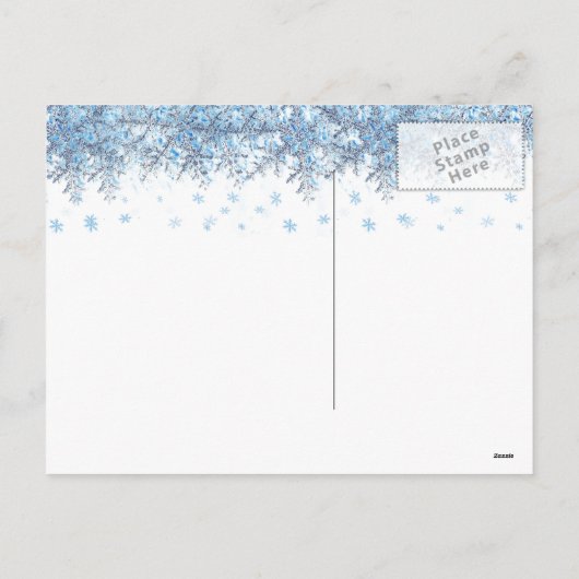 Kerstmagisch Feestdagenkaart (Achterkant)