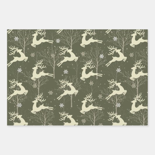 Kerstmagisch Inpakpapier Vel (Voorkant 2)