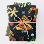 Kerstmagisch Inpakpapier Vel (In situ)