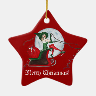 Kerstmagisch Keramisch Ornament