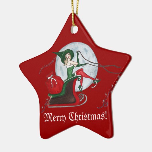 Kerstmagisch Keramisch Ornament (Links)