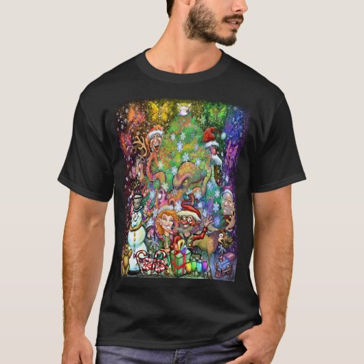 Kerstmagisch T-shirt (Voorkant)