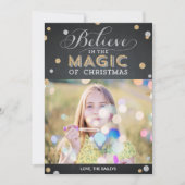 Kerstmagische feestdagen - Kaarten voor kerstfoto' (Voorkant)