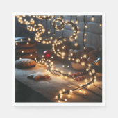 Kerstmagne Kerstmutsdoekjes Servet (Voorkant)