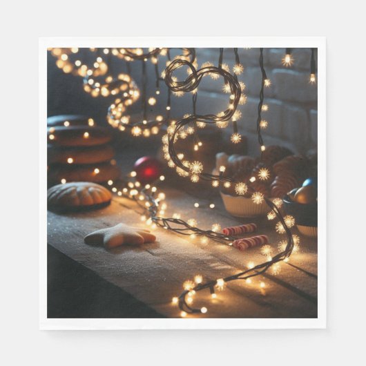 Kerstmagne Kerstmutsdoekjes Servet (Voorkant)